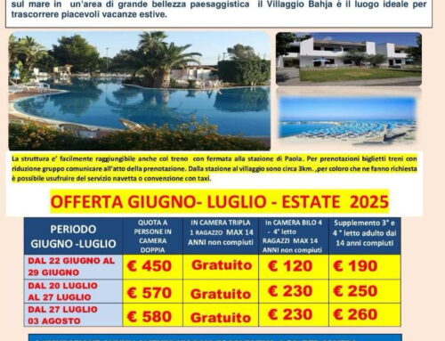 offerta giugno – luglio 2025